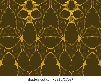 Luxurious abstract design, colorful. Unique gradient ornament. Batik illustration. Modern Exclusive Design. Creative elegant design for your art projects.