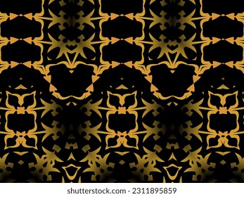 Luxurious abstract design, colorful. Unique gradient ornament. Batik illustration. Modern Exclusive Design. Creative elegant design for your art projects.