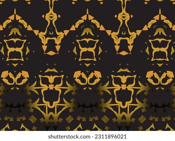 Luxurious abstract design, colorful. Unique gradient ornament. Batik illustration. Modern Exclusive Design. Creative elegant design for your art projects.