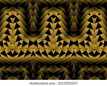 Luxurious abstract design, colorful. Unique gradient ornament. Batik illustration. Modern Exclusive Design. Creative elegant design for your art projects.