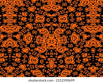 Luxurious abstract design, colorful. Unique gradient ornament. Batik illustration. Modern Exclusive Design. Creative elegant design for your art projects.