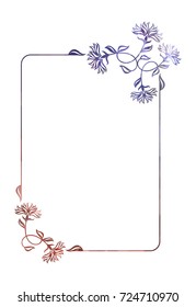 Luxurious abstract frame. Copy space. Beautiful background for your artwork. Vector clip art.