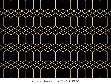 Luxurious abstract geometric line pattern.