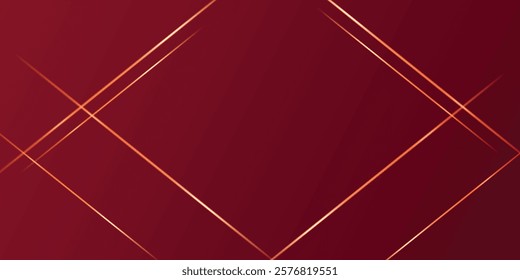 Luxurious abstract red background with a sleek diagonal golden line, perfect for premium branding, modern designs, or elegant themes.