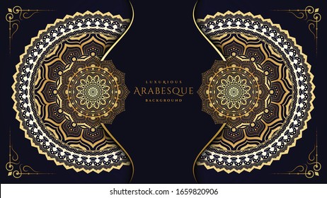 Luxurious Arabesque Background vector art