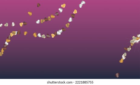 Luxurious Background with Confetti of Glitter Particles. St. Valentine Day. Holiday pattern. Light Spots. Explosion of Confetti. Glitter Vector Illustration. Design for Web.