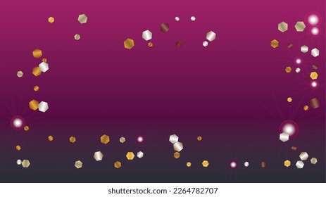 Lujoso fondo con confetti de partículas de brillo. Sparkle Luces Textura. Patrón de Navidad. Puntos de luz. Star Dust. Explosión de Confetti. Diseño para tarjeta.