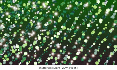 Luxurious Background with Confetti of Glitter Particles. Sparkle Lights Texture. Holiday pattern. Light Spots. Star Dust. Explosion of Confetti. Design for Print.