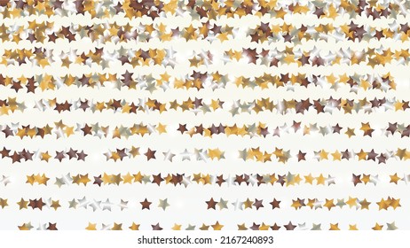 Luxurious Background with Confetti of Glitter Star Particles. Sparkle Lights Texture. New Year pattern. Light Spots. Star Dust. Christmass Design. Explosion of Confetti. Design for Web.