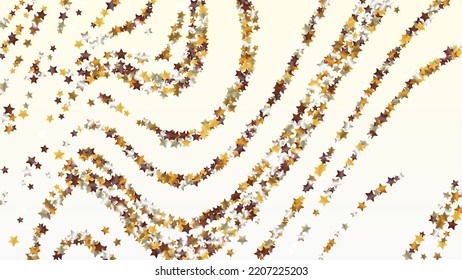 Luxurious Background with Confetti of Glitter Star Particles. Sparkle Lights Texture. Disco pattern. Light Spots. Star Dust. Christmass Design. Explosion of Confetti. Design for Banner.