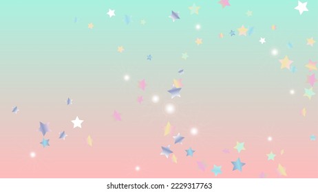 Luxurious Background with Confetti of Glitter Star Particles. Sparkle Lights Texture. Party pattern. Light Spots. Star Dust. Christmass Design. Explosion of Confetti. Design for Print.