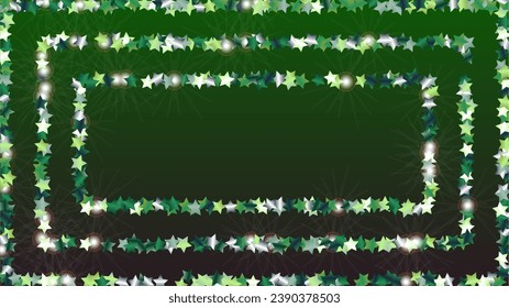 Luxurious Background with Confetti of Glitter Star Particles. Sparkle Lights Texture. Disco pattern. Light Spots. Star Dust. Christmass Design. Explosion of Confetti. Design for Banner.