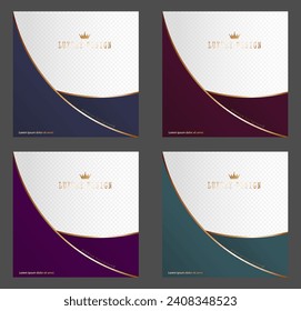 A luxurious background. Design of a premium cover, banner, poster. A template for packaging, postcards or invitations. Creative design idea