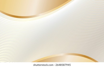 Lujoso fondo con líneas dinámicas, curvas y ondas