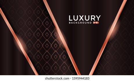 luxurious background with gold color and texture. Overlap layer. Eps 10