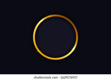 Luxurious Background With golden Circle