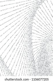 Luxurious background with shiny silver confetti dots, shiny round sparkles. Curved lines from silvery sand on a white background. Abstract vector pattern, element for design.