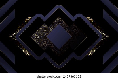 Luxurious background studded with gold effects