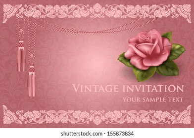 Luxurious background in vintage style