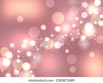 Beautiful Pink Sparkles Background Vector Art & Graphics