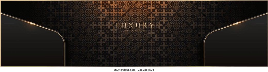 Luxurious Black and Gold Abstract Background for Royal Cards and Banners, Elegant Boutique Website Template with Rich Gold and Black Artwork, Opulent Mockup Design.