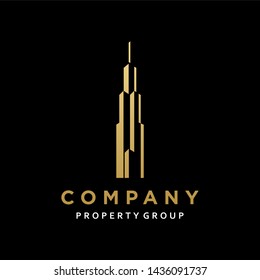 A luxurious building/construction logo designs. 