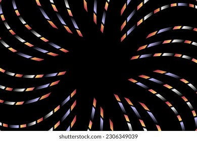 Luxurious caleidoscope colourful spark line art design for background ads 