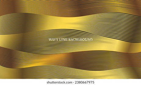 Lujoso y cautivador fondo dorado abstracto, con ricos y dinámicos elementos de diseño. Esta composición le aporta un toque de opulencia y modernidad a sus proyectos de diseño.