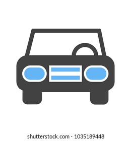 Luxurious car icon