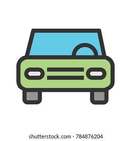 Luxurious car icon