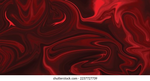 Lujoso fondo de superficie de mármol líquido colorido, color rojo oscuro bello fluido fondo de pintura de aceite de mármol abstracto, vector, ilustración	