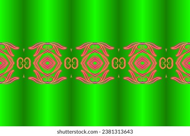 Luxurious colourful gradient modern Chinese oriental simple and aesthetic line art pattern for presentation template background 
