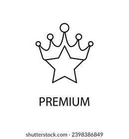 luxurious concept line icon. Simple element illustration. luxurious concept outline symbol design.