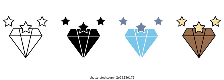 LUXURIOUS concept line icon. Simple element illustration.