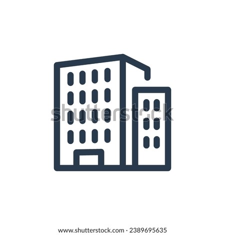Luxurious Condo Living Space Vector Icon Illustration