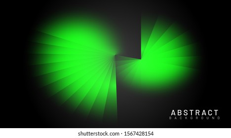 Luxurious dark background with a texture overlay layer. Modern dark black background with light green and shadow. eps vector 10