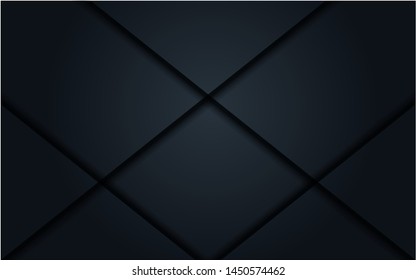 Luxurious dark background with textured overlap layer. Modern dark black background with dynamic shape. eps 10 vector