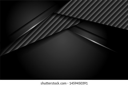 luxurious dark carbon background. elegant  modern background. eps vector