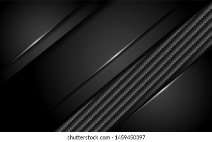 luxurious dark carbon background. elegant  modern background. eps vector