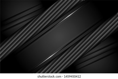 luxurious dark carbon background. elegant  modern background. eps vector