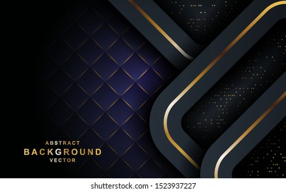 luxurious dark navy background. elegant modern background. eps vector