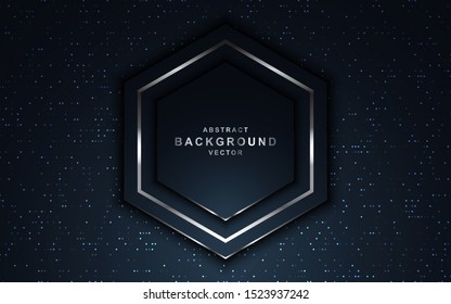 luxurious dark navy background. elegant modern background. eps vector