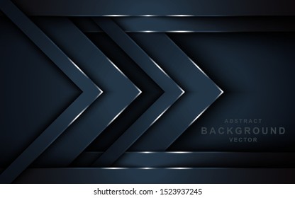 luxurious dark navy background. elegant modern background. eps vector