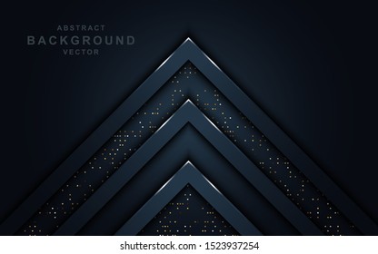 luxurious dark navy background. elegant modern background. eps vector