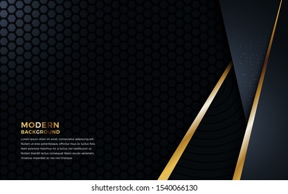 luxurious dark navy background. elegant modern background. eps vector