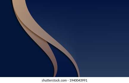 luxurious dark navy background. Vector Illustration