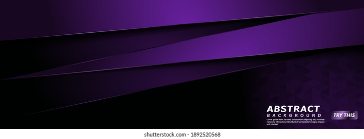 Lujosas líneas moradas oscuras y diseño de fondo de forma. Usable para fondo, fondo de escritorio, pancarta, afiche, folleto, tarjeta, web, presentación.