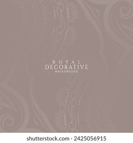 Luxurious decorative floral frame classic mandala background design vector