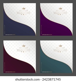 Luxurious design. Premium cover, banner, poster. A template for packaging, postcards or invitations. Creative design idea