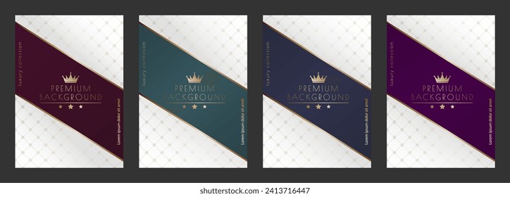 Luxurious design. Premium packaging, cover, banner, poster. A template for a postcard or invitation. Creative design idea
